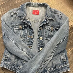 Elle Faded Blue Denim Jacket
